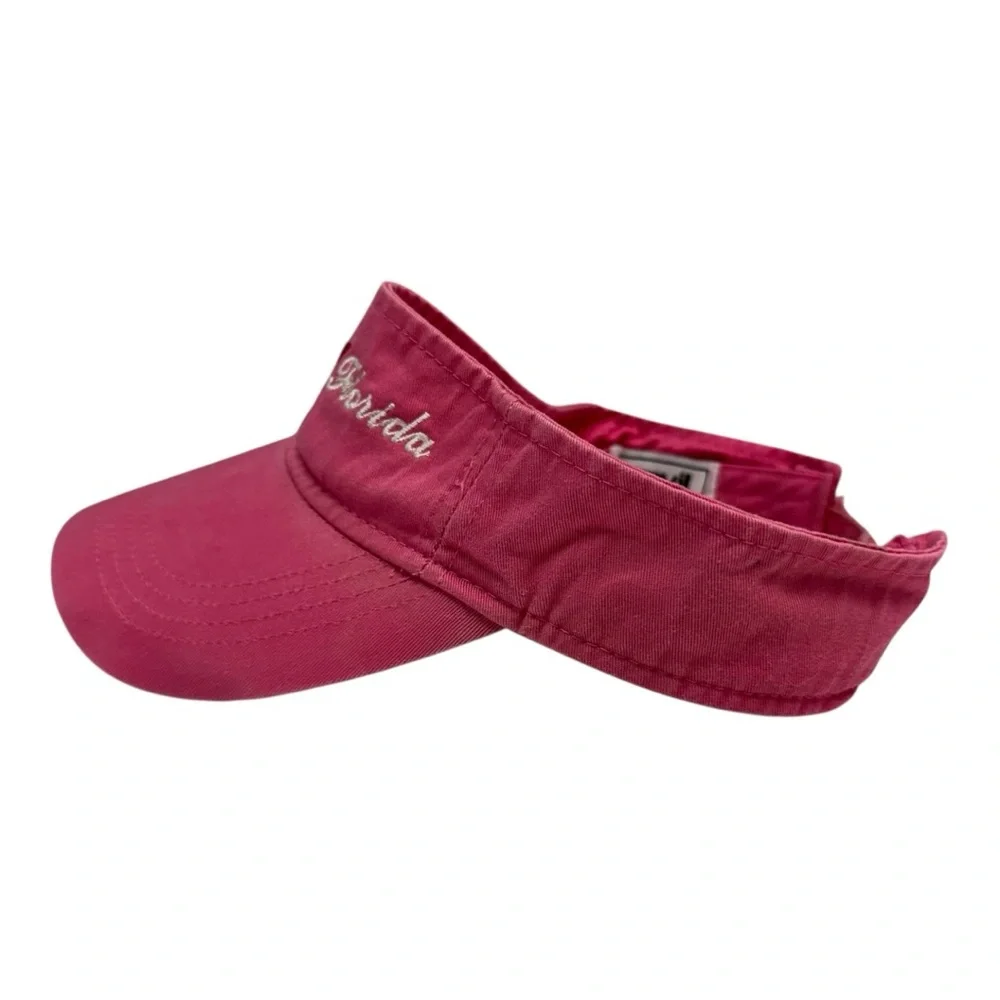 Anvil Pink CC Florida  Preppy Summer Activewear‎ Cotton Visor
